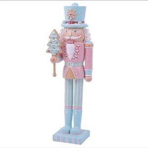 Christmas Pastel Pink Nutcracker